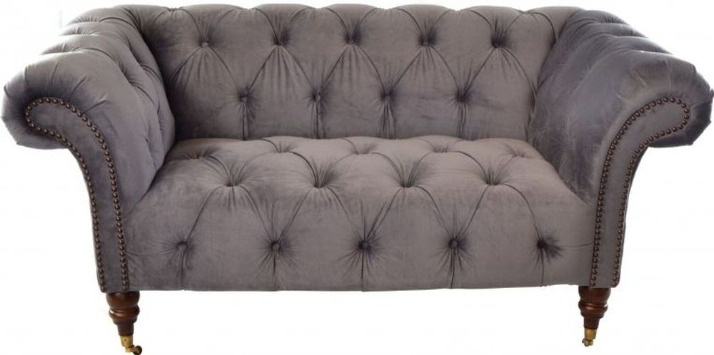 Ancient Mariner Ellie Chesterfield Velvet 2 Seater Sofa