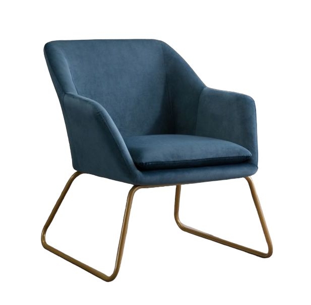 Jenna Blue Fabric Armchair