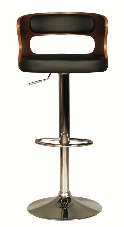 Lorna Brown And Chrome Bar Stool Sold In Pairs