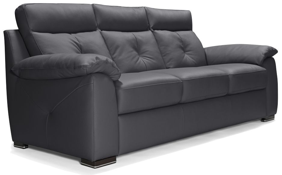 Bari 3 Seater Leather Sofa