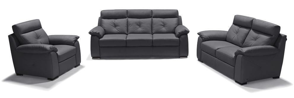 Bari Leather Sofa Suite