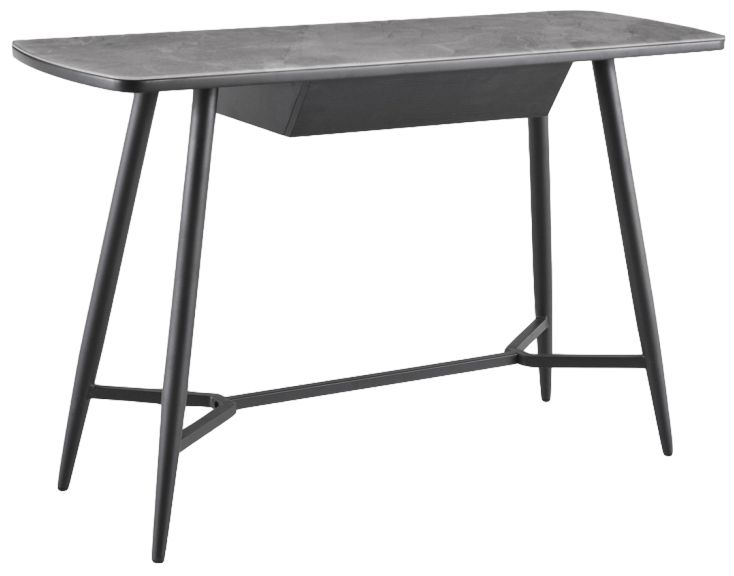 Cassino Grey Console Table With Drawer