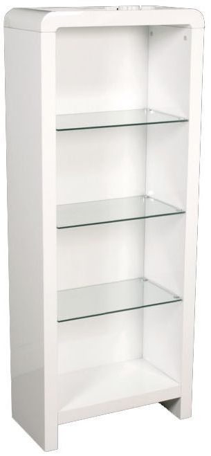 Clarus White Bookcase