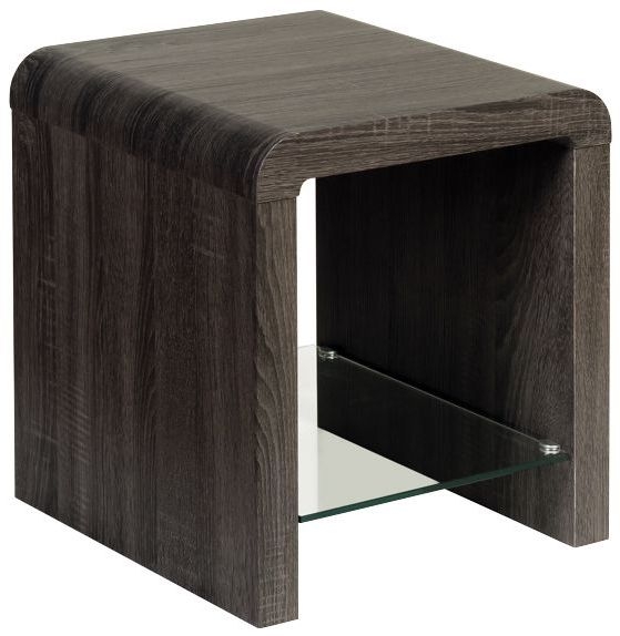 Encore Charcoal Lamp Table