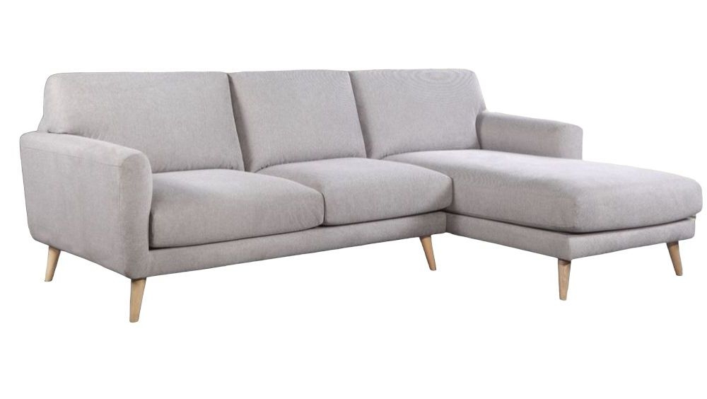 Enya Grey Fabric Right Hand Facing Corner Sofa