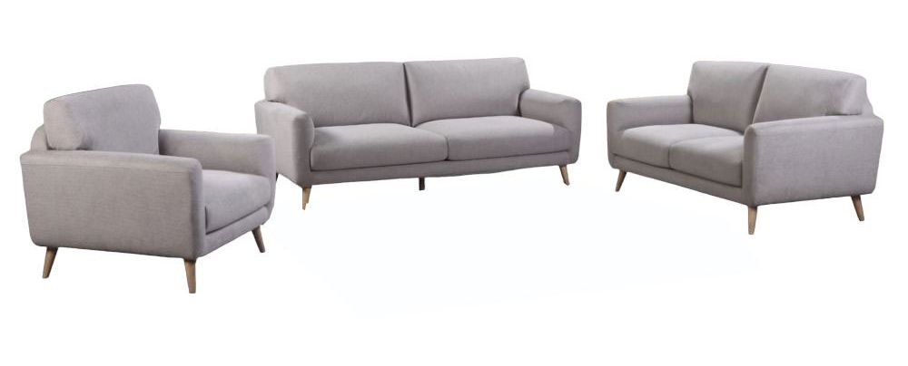 Enya Grey Fabric Sofa Suite