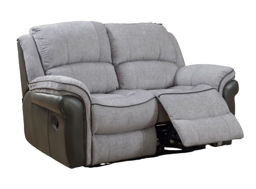 Farnham Fusion Grey 2 Seater Recliner Sofa