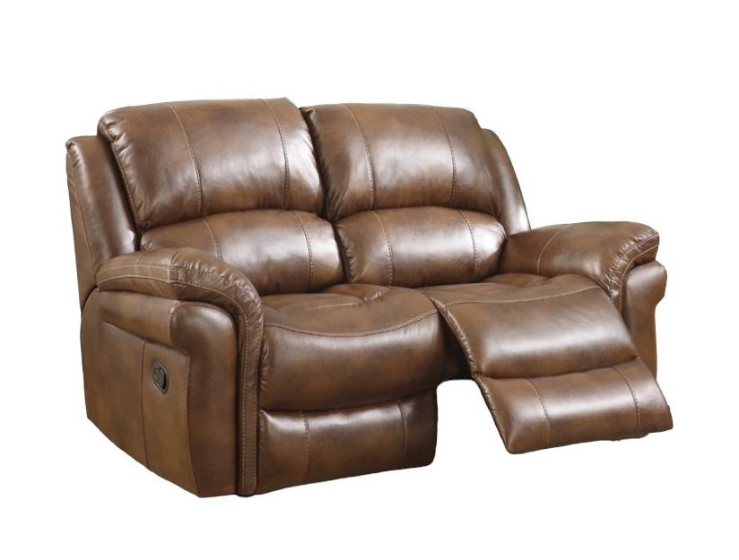 Farnham Tan Leather 2 Seater Recliner Sofa