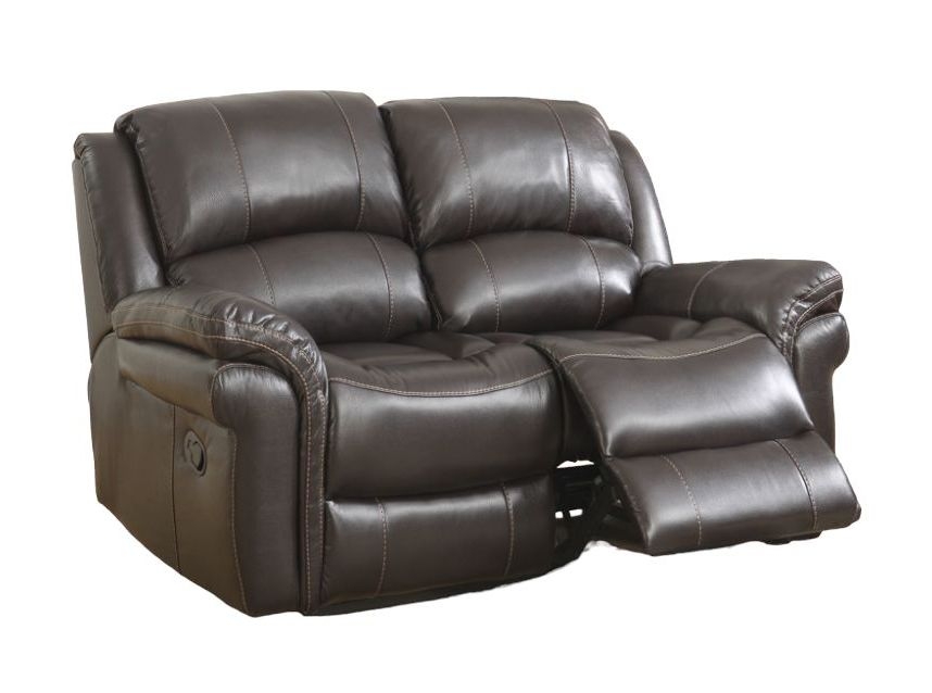 Farnham Brown Leather 2 Seater Recliner Sofa