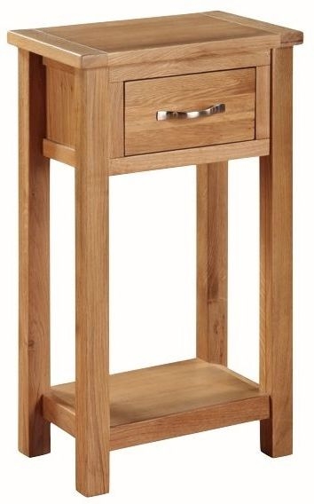 Hartford City Oak Console Table