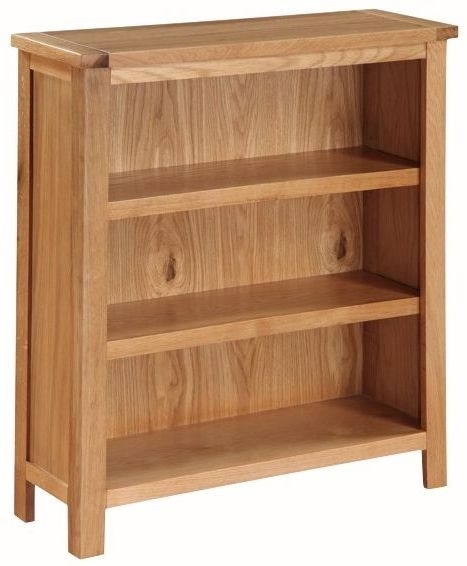 Hartford City Oak Low Bookcase