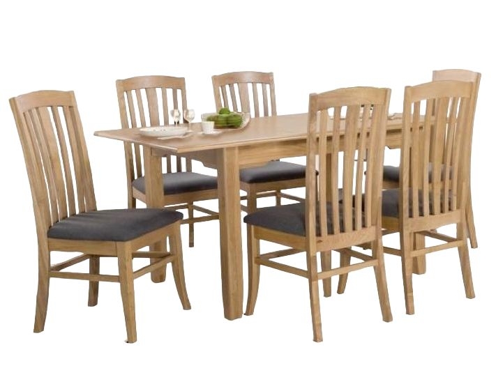 Kilkenny Oak 160cm Dining Table And 6 Chairs