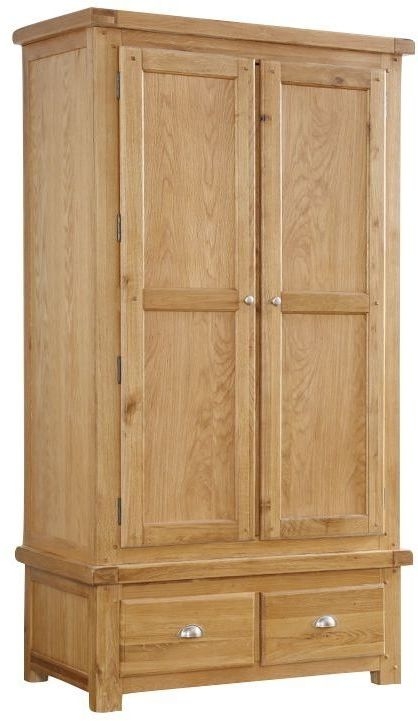 Newbridge Oak 2 Door Wardrobe