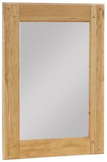 Newbridge Oak Wall Mirror 60cm X 80cm