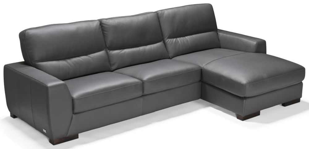Nuova Right Hand Facing Corner Chaise Leather Sofa