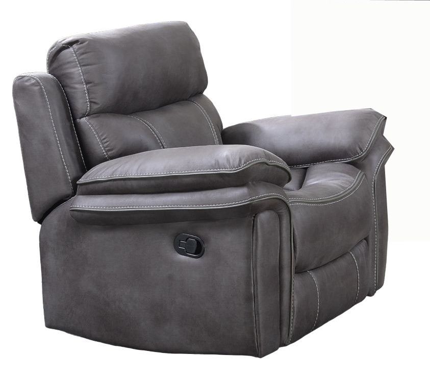 Richmond Graphite Grey Fabric Recliner Armchair