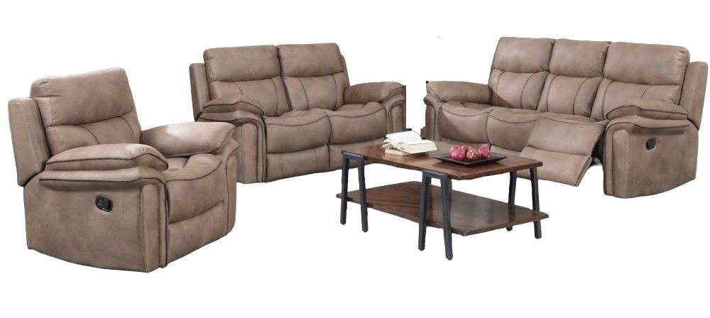 Richmond Sahara Fabric Recliner Sofa Suite