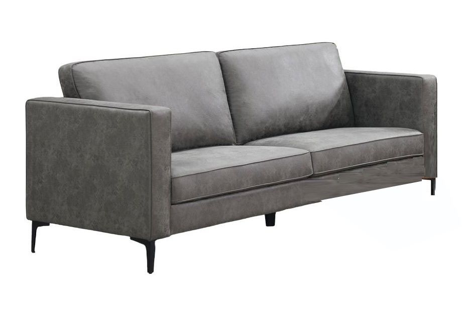 Riviera Charcoal Fabric 3 Seater Sofa