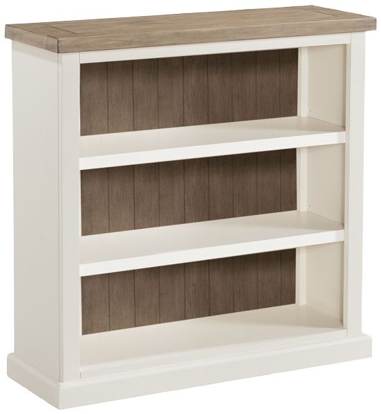 Santorini Stone Painted Low Bookcase