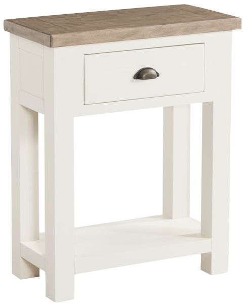 Santorini Stone Painted Console Table