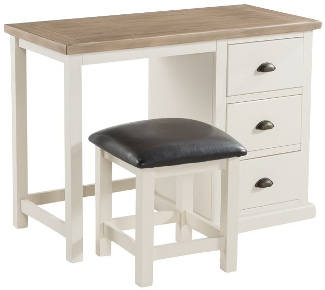 Santorini Stone Painted Dressing Table And Stool