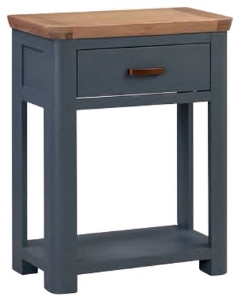 Treviso Midnight Blue And Oak Console Table