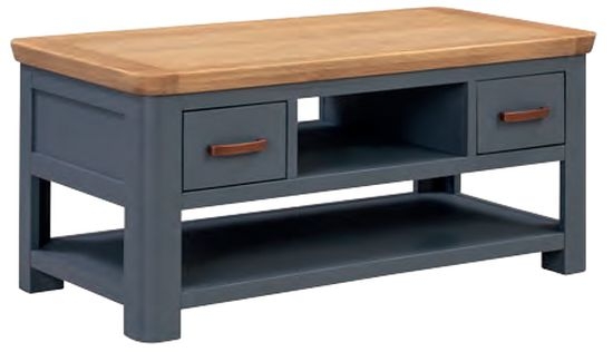 Treviso Midnight Blue And Oak Standard Coffee Table