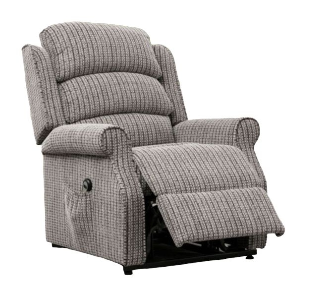 Windsor Latte Fabric Electric Lift And Tilt Armchair