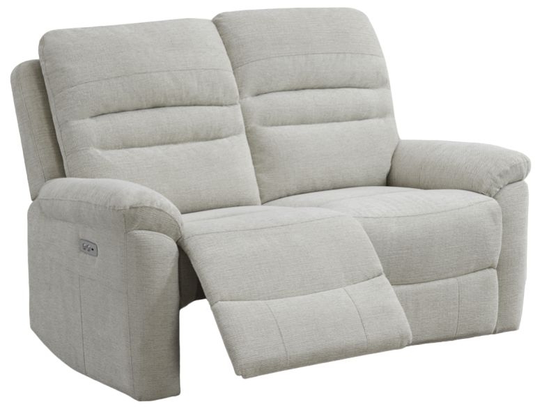 Belford Beige Fabric 2 Seater Recliner Sofa Upholstered