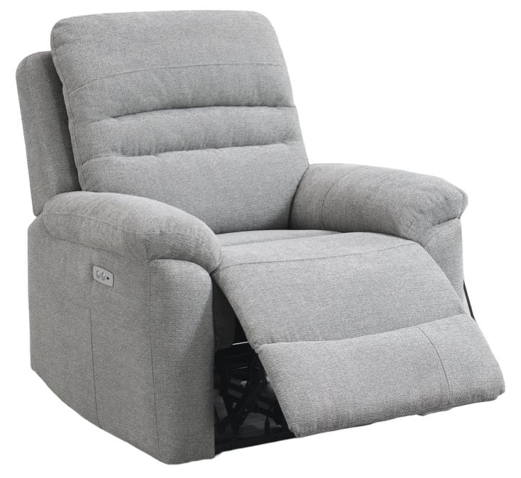 Belford Grey Recliner Fabric Armchair