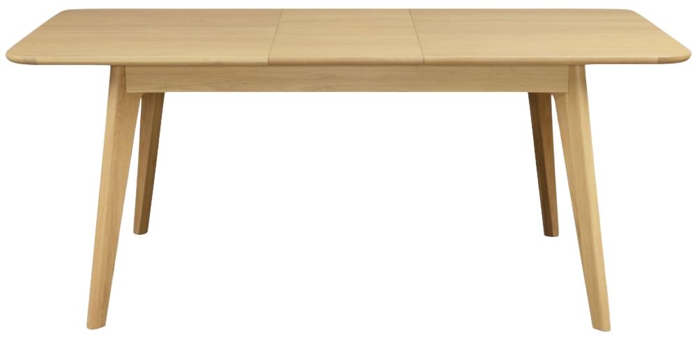 Carrington Style Oak Dining Table 140cm Seats 4 To 6 Diners Extending Rectangular Top