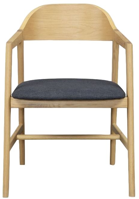 Carrington Scandinavian Style Oak Carver Dining Chair Sold In Pairs