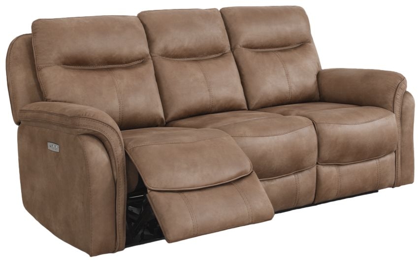 Claremont Sahara 3 Seater Recliner Sofa Velvet Fabric Upholstered