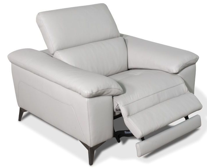 Iris Cream Terminal Right Hand Facing Recliner Corner Sofa Real Leather