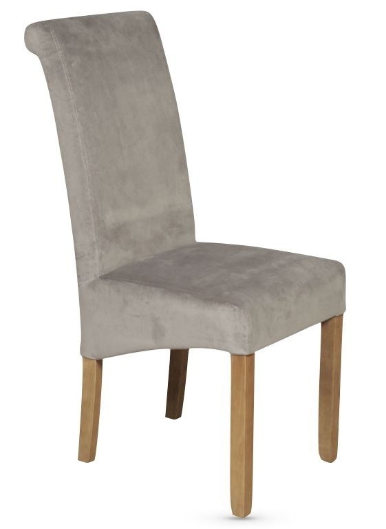 Sophie Grey Velvet Dining Chair Sold In Pairs