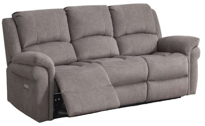 Wentworth Clay 3 Seater Recliner Sofa Velvet Fabric Upholstered