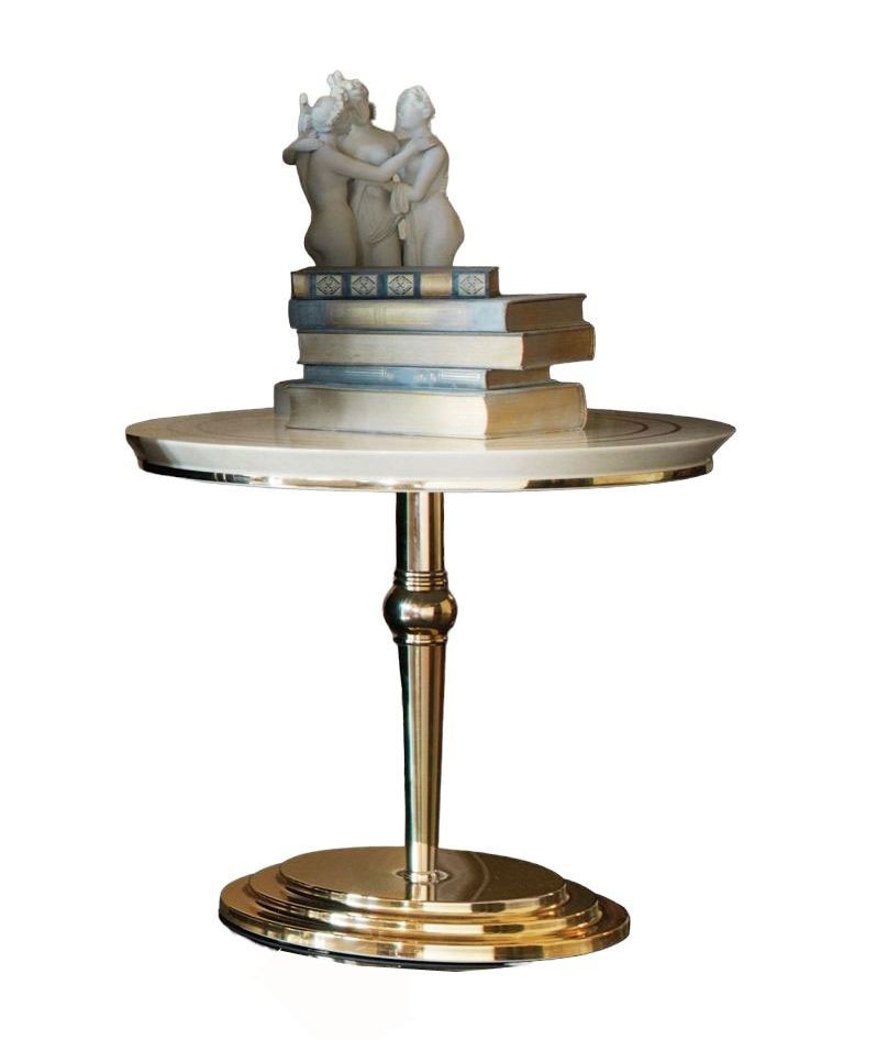 Arredoclassic Adora Sipario Italian Cream Lamp Table 50cm
