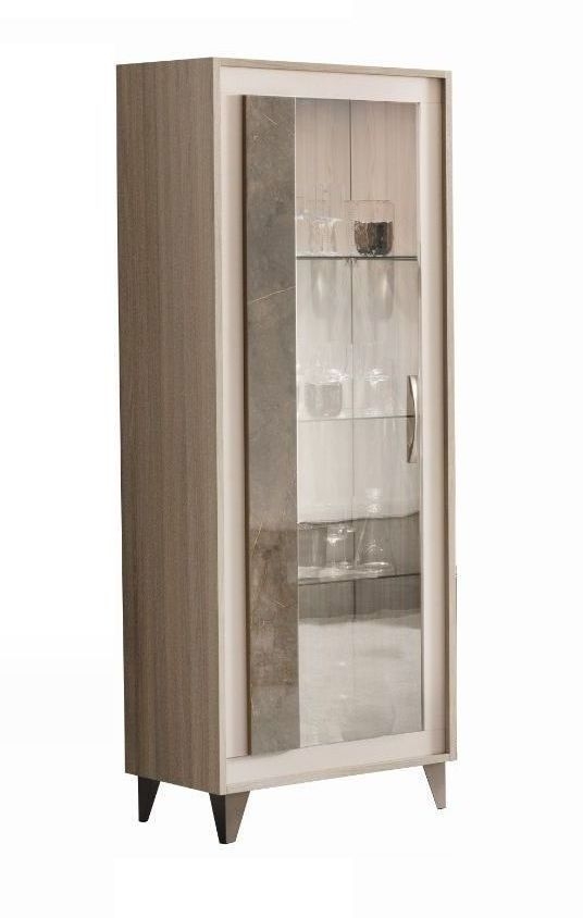 Arredoclassic Ambra Italian 1 Left Door Display Cabinet