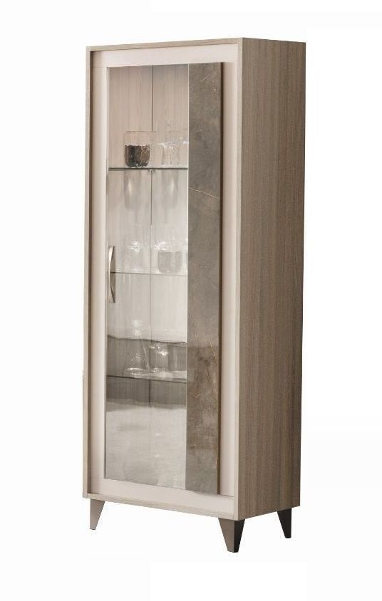 Arredoclassic Ambra Italian 1 Right Door Display Cabinet