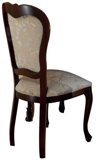 Arredoclassic Donatello Brown Italian Fabric Dining Chair