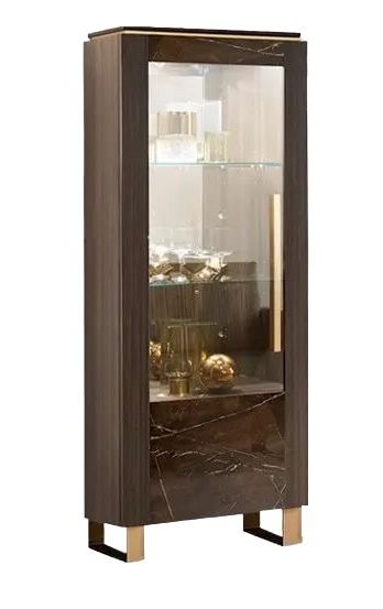 Arredoclassic Essenza Italian 1 Left Door Display Cabinet