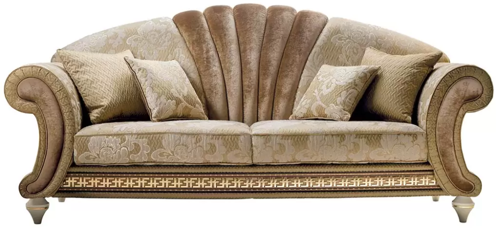 Arredoclassic Fantasia Italian 2 Seater Fabric Sofa