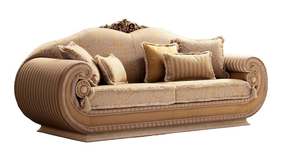 Arredoclassic Leonardo Italian 3 Seater Fabric Sofa