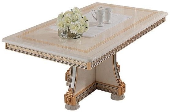 Arredoclassic Liberty Ivory With Gold Italian Coffee Table