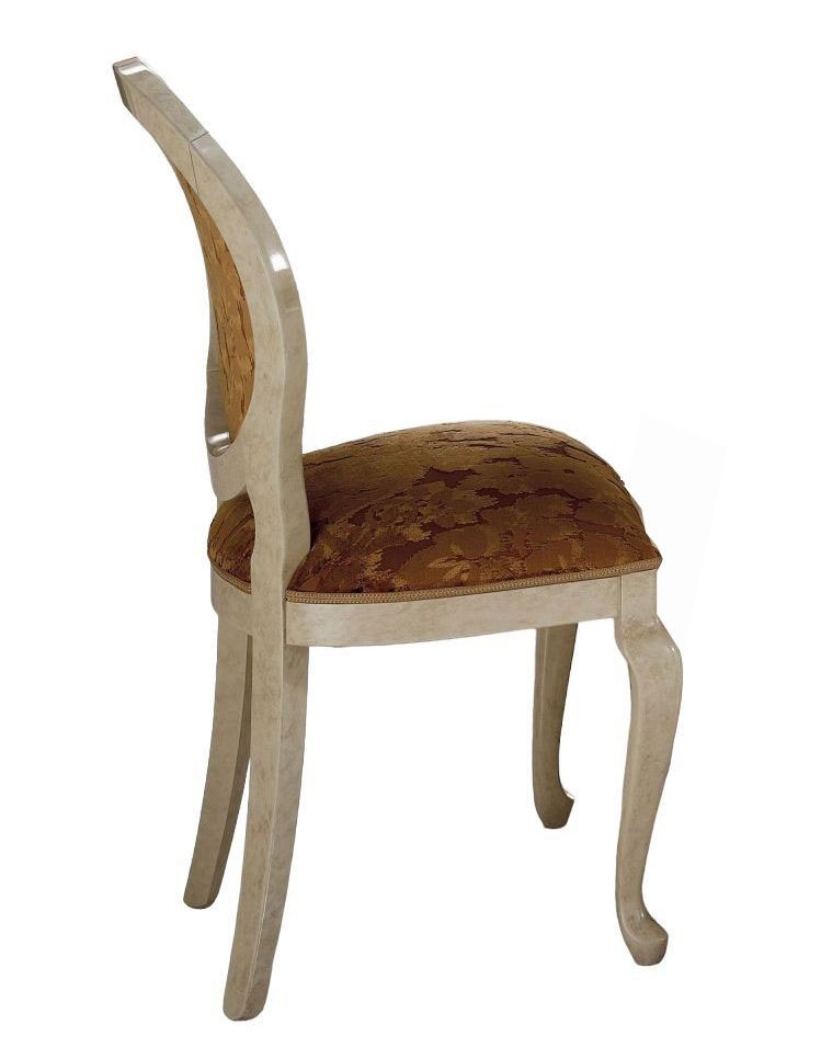 Arredoclassic Melodia Golden Italian Fabric Dining Chair