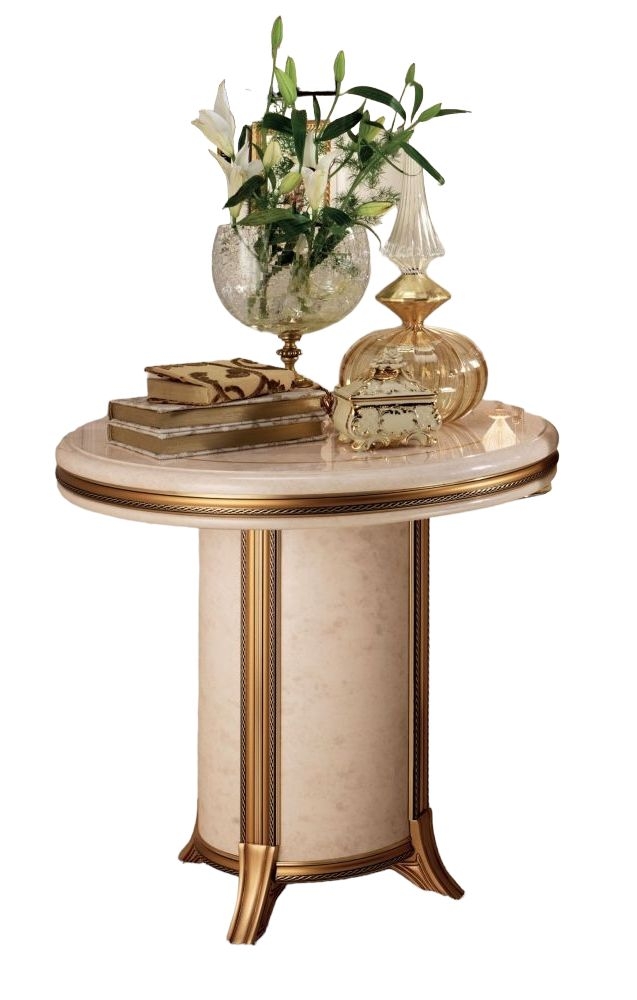 Arredoclassic Melodia Golden Italian Lamp Table