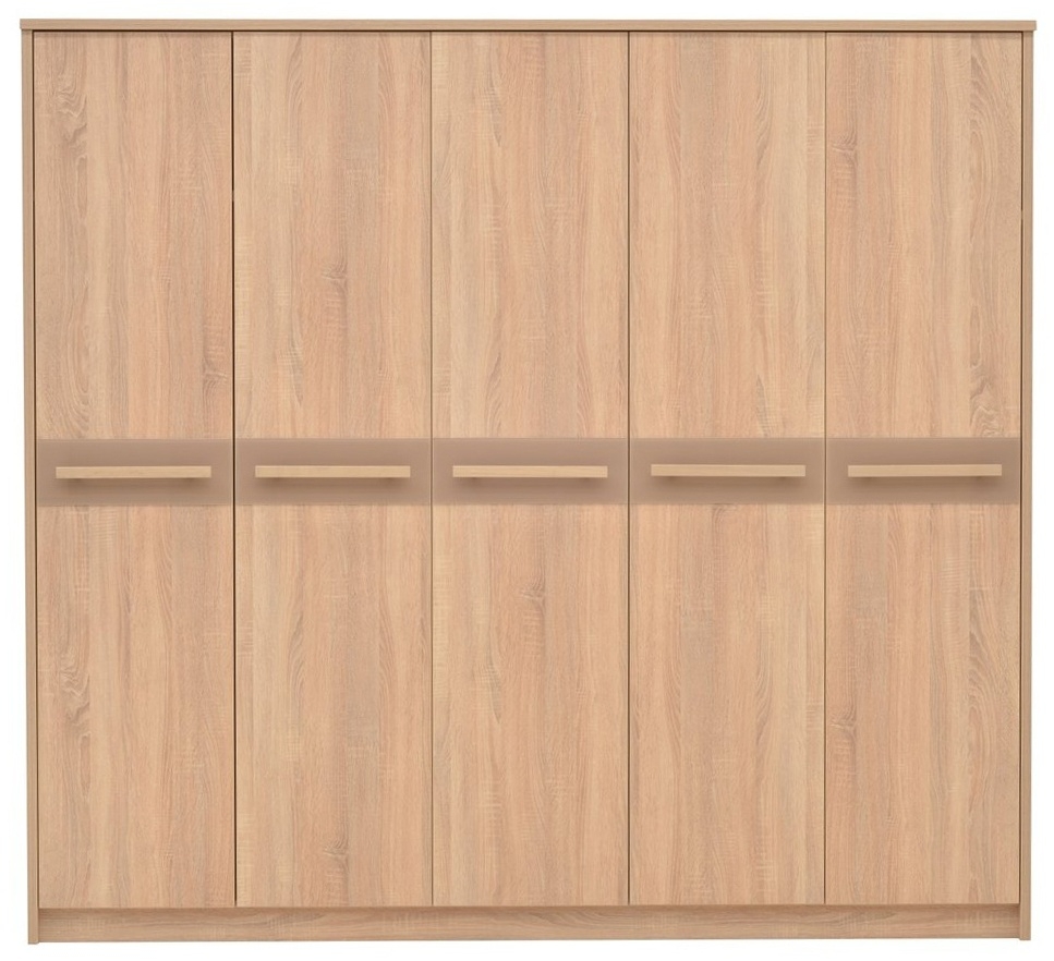 Cremona Sonoma Oak 5 Door Wardrobe