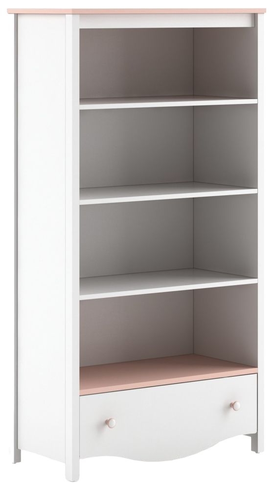 Mia Girls White Bookcase