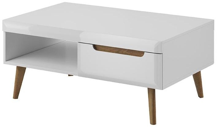 Nordi White High Gloss Coffee Table