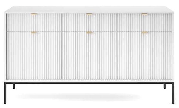 Nova White Matt Large Sideboard